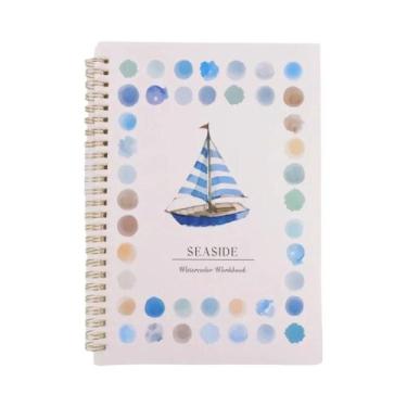 Imagem de Livro De Pintura Em Aquarela Para Adultos, Encadernação Espiral, Ativi