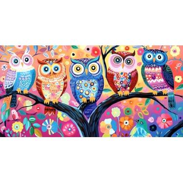 Imagem de Bimkole Quebra-cabeça de coruja para adultos 1000 peças, quebra-cabeça de papel de animais 1000 peças - quebra-cabeça divertido e desafiador decoração familiar ótima ideia de presente, tamanho final é
