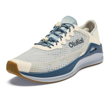 Imagem de OLUKAI Sapato aquático masculino Ahi, Pérola azul/areia branca, 47