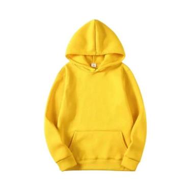 Imagem de Moletom Unissex De Cor Sólida Para Primavera, Outono E Inverno, Tops C