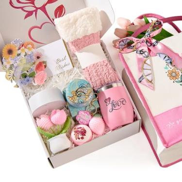 Imagem de Presentes de autocuidado para mulheres Get Well Soon, presente de caneca presente de aniversário para mulheres, conjunto de spa de cestas de simpatia, presente de Natal inspirador para mãe, irmã e