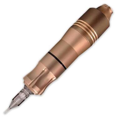 Imagem de Caneta Pen RCA Tatuagem Tattoo Blackbird 10A Dourada