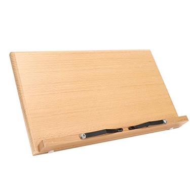 Imagem de aqxreight Bandeja de Suporte para Descanso de Leitura de Madeira Multifuncional Ajustável para Tablet Suprimentos de Mesa Tipo 1 Pode 5 Ajustável NãO há Textura de Madeira Maciça O Material é