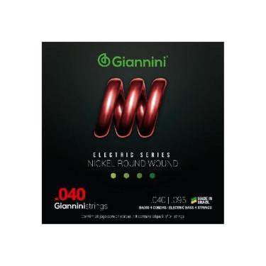 Imagem de Encordoamento Para Contra Baixo Elétrico 4 Cordas Geebrl - .040-.095