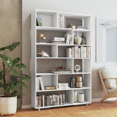 Imagem de Estante para Livros 5 Prateleiras 12 Nichos Euforia Yescasa - BRV Móve
