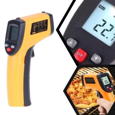 Imagem de Termômetro Digital Infravermelho Mira Laser Menos 50c A 380c - BLUTU