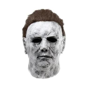 Imagem de Fantasia De Terror Adulto Michael Myers Máscara Macacão Traje Para Fes