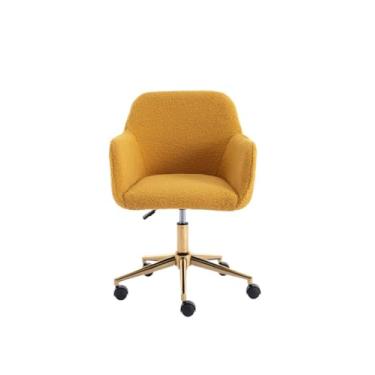 Imagem de Cadeira de escritório multifuncional ajustável com assento de rodas com suporte para encosto, cadeira ergonômica para computador, cadeira de jogos, giratória, confortável, cadeira de balanço para