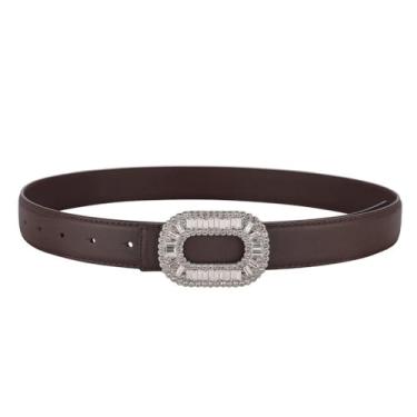 Imagem de EFDNK-HB Cinto feminino espaguete para jeans, calças, saias, cinto ajustável adequado para roupas casuais femininas, Uma cor, tamanho �nico