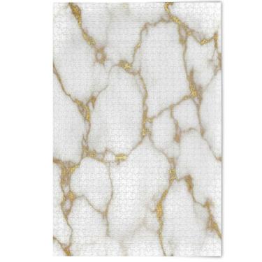 Imagem de Quebra-cabeça para adultos com textura de mármore branco 500 peças, presentes engraçados de tecnologia, quebra-cabeças grandes, paisagem, arte animal, 500 peças, 52 x 37,8 cm