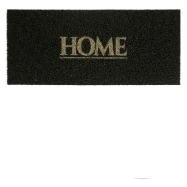 Imagem de Tapete Entrada Porta Casa Apartamento Capacho 40x60 40x75 Home Bem Vindo Diversos Bege Preto Cinza(Long Home 30x70)
