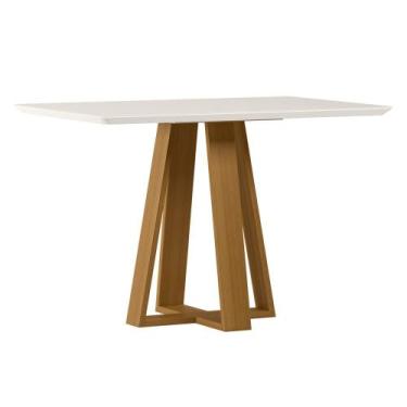 Imagem de Mesa Lectus 120X80 Ype/Off White - New Ceval