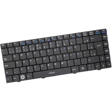 Imagem de Teclado mBook Itautec W7410 W7415 V092305bk1 71-31800-05 Br Com Ç