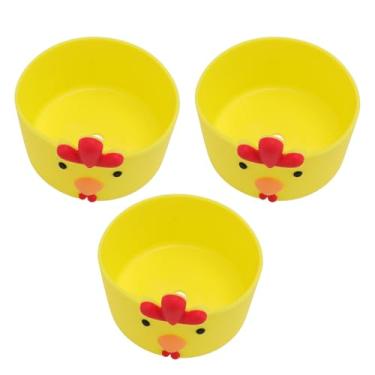 Imagem de Fabater Capa Inferior Antiderrapante de Manga de Copo de Frango de Desenho Animado de Silicone para Garrafas e Copos, Conjunto de 3, Bota de Silicone Protetora Antiderrapante Portátil para Crianças,