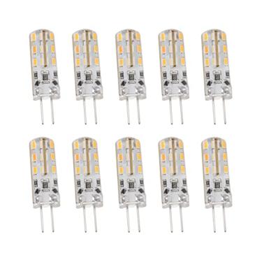 Imagem de GLOGLOW Acessórios de Iluminação Lâmpadas Bi Pin Brancas Quentes 3000K 110LM Com Desempenho Estável e Confiável para Iluminação de Gabinete, Pátio, Jardim, RV, Paisagem, Lâmpada LED G4, 1,5 W 12 V G4