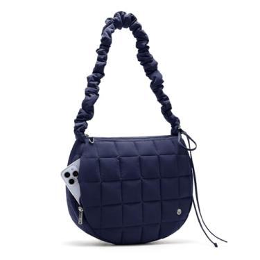 Imagem de WESTBRONCO Bolsas transversais femininas de nylon, Azul marino