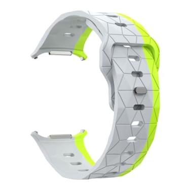 Imagem de GAFNED Pulseiras respiráveis ​​compatíveis com Galaxy Watch 7 Ultra Band 47mm Pulseira esportiva de silicone para Galaxy Watch Ultra Homens Mulheres Pulseiras(Gray Green)