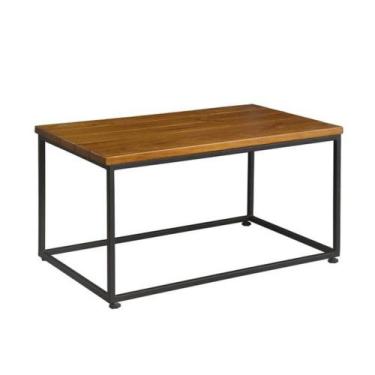 Imagem de Mesa de Centro Sala Estilo Industrial Ferro e Madeira - Ruffino Design