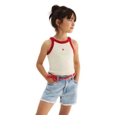 Imagem de Regata Hering Cropped Infantil Menina Em Ribana-Feminino
