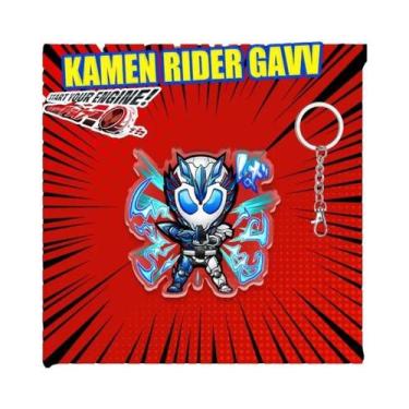 Imagem de Pingente Acrílico Kamen Rider De 6CM Para Crianças, Chaveiro De Mochil