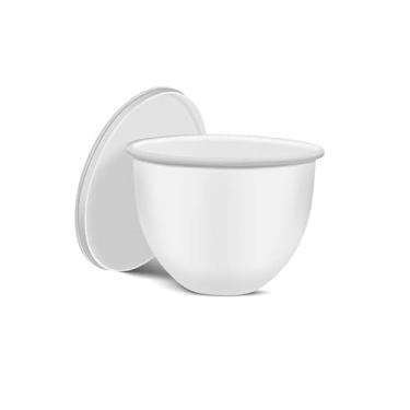 Imagem de Forros de tigela de silicone para misturadores KitchenAid de 5 litros - resistentes ao calor, fáceis de limpar, protetor de tigela para cozinhar e assar. (Branco)