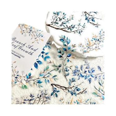 Imagem de Adesivos Decorativos Temáticos De Folhas De Plantas, 20 Peças, DIY Par