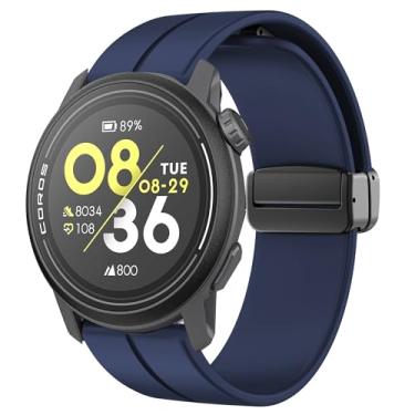 Imagem de Lamshaw Pulseira esportiva de silicone compatível com COROS NOMAD de 20 mm, 22 mm e 24 mm, compatível com COROS PACE 3/APEX 2 Pro/APEX Pro/APEX 46 mm/APEX 2 / PACE 2 / APEX 42 mm / NOMAD