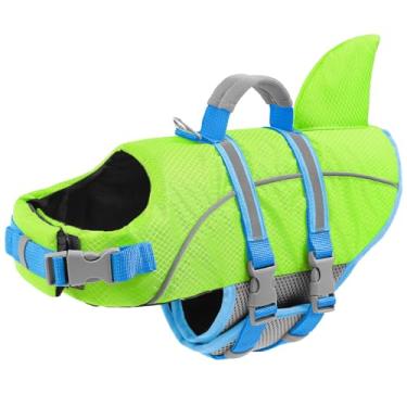 Imagem de AOFITEE Colete salva-vidas para cães, colete salva-vidas para nadar e andar de barco