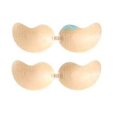 Imagem de Sutiã De Silicone Invisível Sem Alças Com Fecho Frontal Para Mulheres 