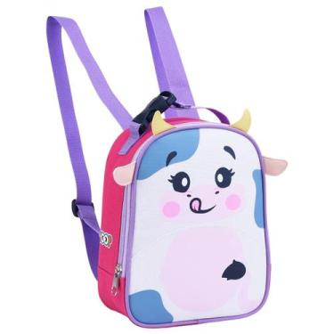 Imagem de Lancheira Térmica Infantil Escola Creche Pré-escola Passeio Menina Vaq