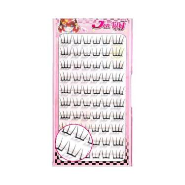 Imagem de Cílios Postiços Fluffy Inspirados No K-pop Coreano, Auto-Adesivos, Est