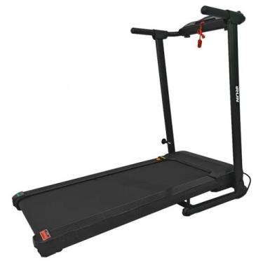 Imagem de Esteira Elétrica Ergométrica Dobrável Bivolt 10km 110kg Fitness PRETO 