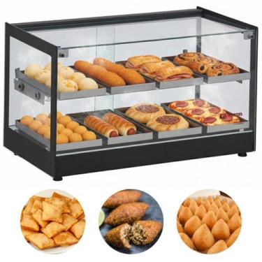 Imagem de Estufa Para Salgados Reta Master Quadrada Dupla 8 Bandejas EAMRD8 Edan