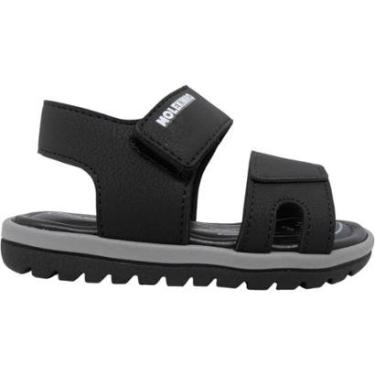 Imagem de Sandália Infantil Menino Papete Casual Dia a Dia Passeio Escola Verão Conforto Molekinho 2650.203-Masculino