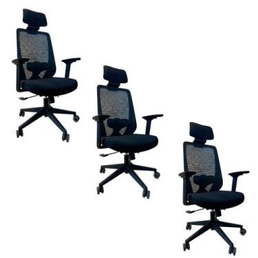 Imagem de Cadeira de Escritório Oficial Comfort Max NR17 - - Oficial Webshop, 3
