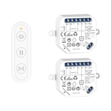 Imagem de Módulo De Interruptor De Cortina WiFi Inteligente Com Controle Remoto 