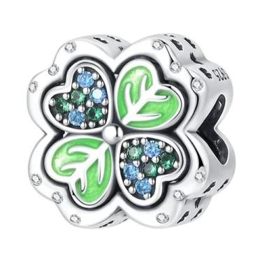 Imagem de Pingentes De Trevo De Quatro Folhas Verde, Abacate E Cacto Em Prata 92