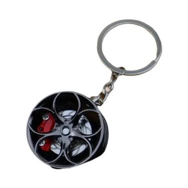 Imagem de Chaveiro De Roda De Liga Leve E Disco De Freio, Acessório Automotivo C