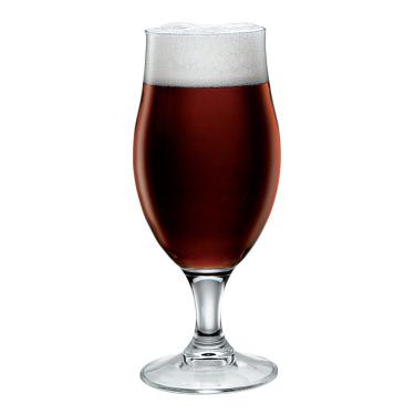 Imagem de Taça Cerveja Vidro Transparente 390Ml Bormioli Rocco Executive 19X8X8Cm 3 Peças