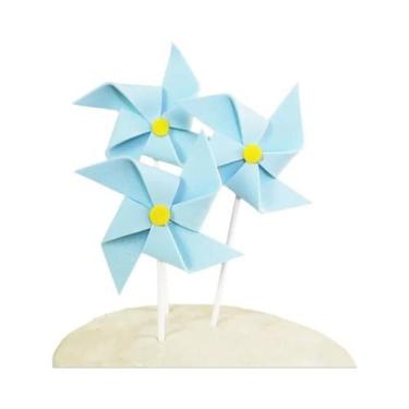 Imagem de Topo De Bolo Temático De Aviação Com Urso Piloto Em Desenho Animado, B