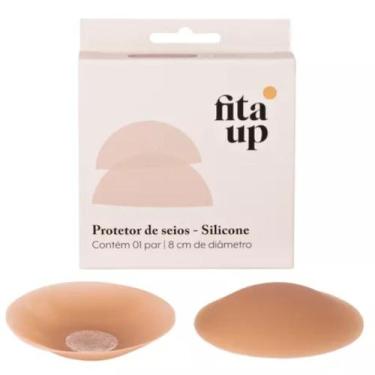Imagem de Protetor Silicone Ultra Fino Mamilos Bico Original Fita UP, Caramelo