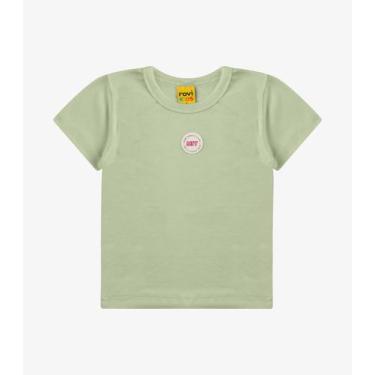 Imagem de Blusa Feminina Ribana de Viscose Rovi Kids Verde, 14, Verde