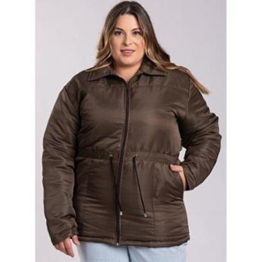 Imagem de Parka Serena Plus Size Microfibra Forrada Feminina-Feminino