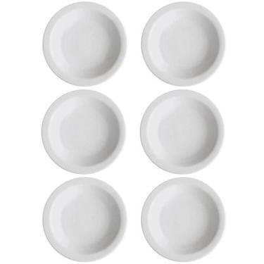 Imagem de Jogo 6 Pratos Fundos de Porcelana 21,5cm Classe Única Iguaçu Germer Br