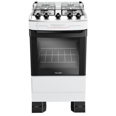 Imagem de Fogão Mueller 4 Bocas Branco Com Acendimento Automático Total MFI4BF