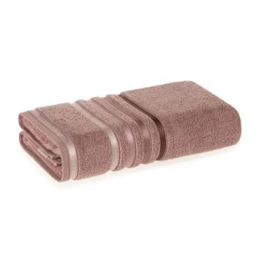 Imagem de Toalha de Banhão Unika Karsten Fio Penteado 500g/m² 100% Algodão, Rosa