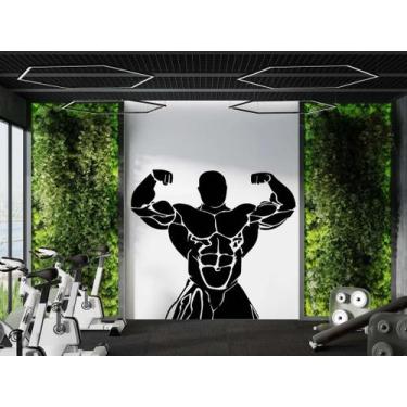 Imagem de Adesivo de parede  academia e musculação  - Ambiente dekorado, 60cm, p