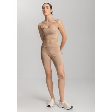 Imagem de Bermuda Justa Básica De Cintura Alta Em Malha Move-Feminino