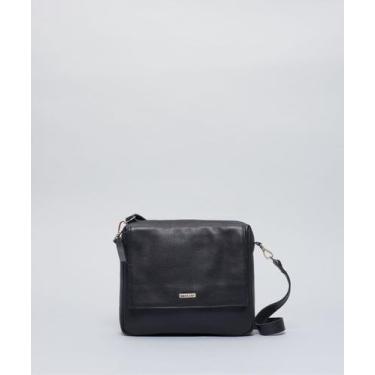 Imagem de Bolsa m Couro Cadarco Duo - Preto - Soulier, Preto, U