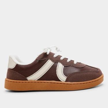 Imagem de Tênis Infantil Molekinha Menina, Marrom, 32